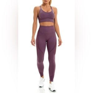 Purple Workout Set 2 Piece High waisted